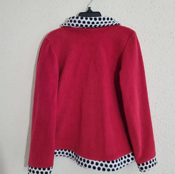 Tough skins Girls Panda Fleece Jacket Red color Size S . - Picture 2 of 10